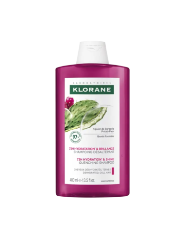 KLORANE Champú Brillo & Hidratación al Higo de Barbaria 400 ml