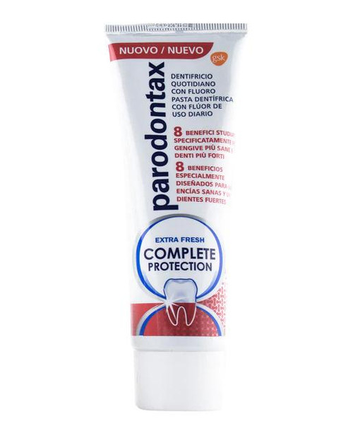Pasta de dientes cuidado encías proteCCión completa 75 mL parodontax