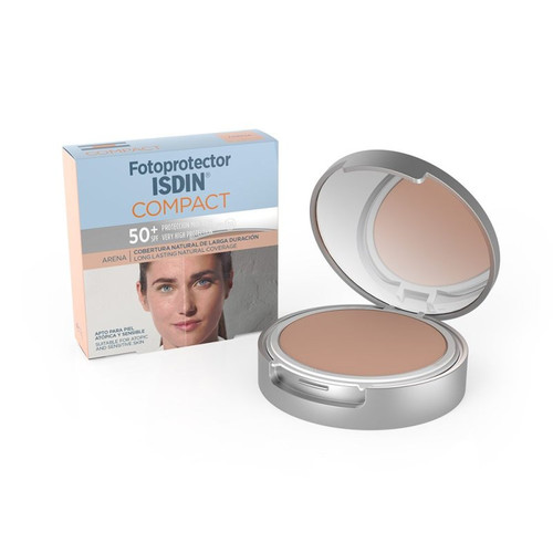 Isdin fotoprotector compacto SPF 50+ color arena