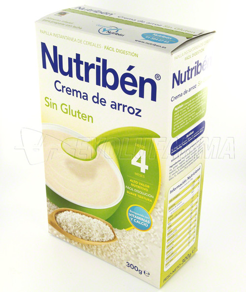 Nutriben crema de arroz. envase de 300 g.
