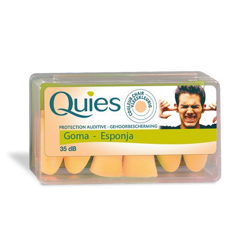 Quies tapone de espuma color carne 6 UDS