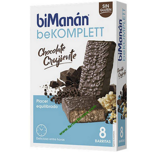 Bimanan barritas chocolate komplett 8 barritas