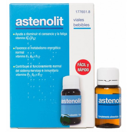 Astenolit 12 viales bebibles