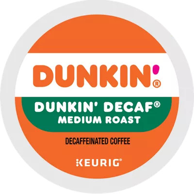 Dunkin Donuts Decaf K Cup Pods - Coffee Crazy