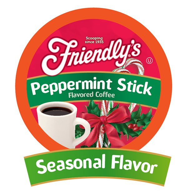 Friendly's Peppermint Stick K Cup Pods - Coffee Crazy Mix and Match