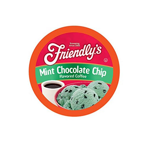 Friendly's Mint Chocolate Chip flavored K Cup Pods - Coffee Crazy