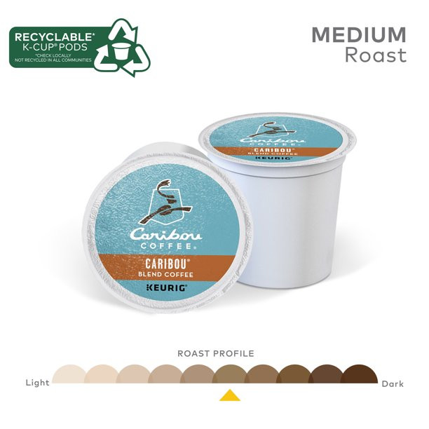 Caribou Coffee Caribou Blend K Cup Pods - Coffee Crazy Mix and Match