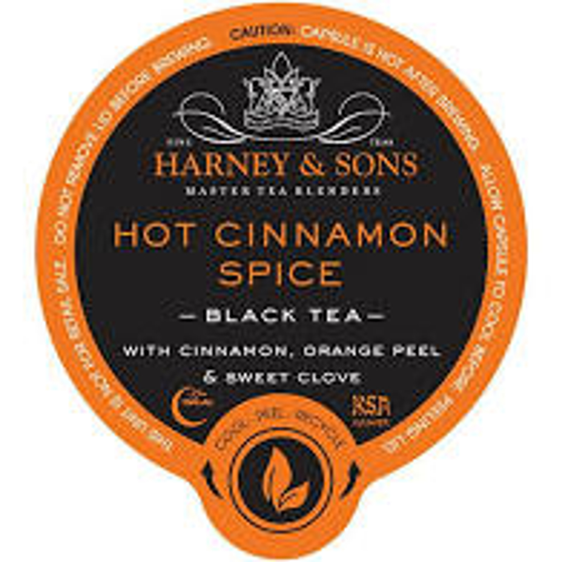 Harney & Sons Hot Cinnamon Spice Black Tea K Cup Pods Coffee Crazy