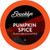 Pumpkin flavored coffee with hints of Fall Spices