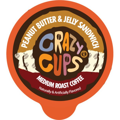 Crazy Cups Peanut Better & Jelly K Cup Pods - Coffee Crazy