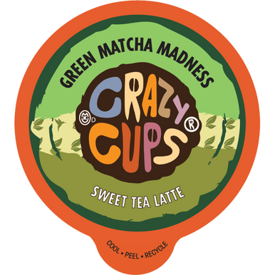 Crazy Cups Green Matcha Madness K Cup Pods - Coffee Crazy Mix and