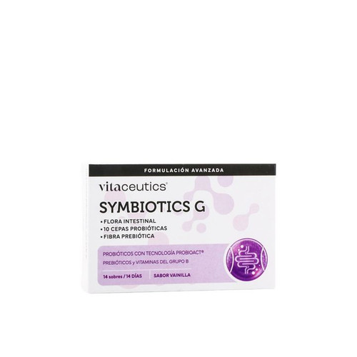 VITACEUTICS SYMBIOTICS G 14 SOBRES 2,5 G SABOR VAINILLA