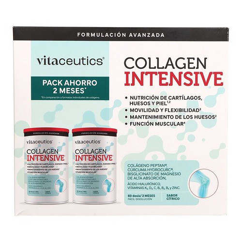 VITACEUTICS COLLAGEN INTENSIVE 2 BOTES 405 G SABOR CITRICO