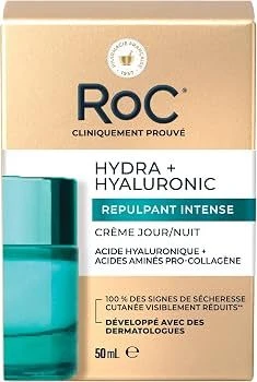 ROC HYDRA HYALURONIC INTENSE REPUPLING AM/PM MOISTURIZER 50ML