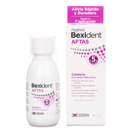Bexident aftas colutorio bucal protector 120 mL
