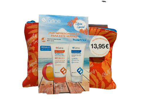 FARLINE PACK PEDIATRICO GEL-CREMA + AFTURSUN 200ML