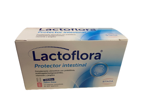 LACTOFLORA PROTECTOR INTESTINAL ADULTOS 10 FRASCOS MONODOSIS