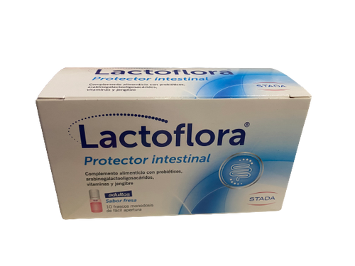 LACTOFLORA PROTECTOR INTESTINAL ADULTOS 10 FRASCOS MONODOSIS