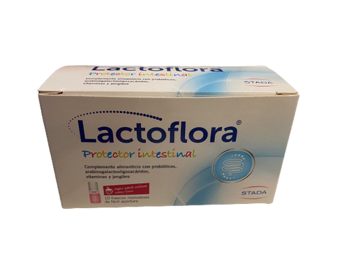 LACTOFLORA PROTECTOR INTESTINAL INFANTIL 10 FRASCOS MONODOSIS
