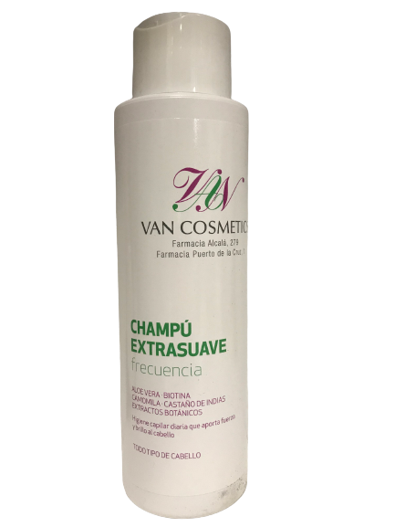VAN COSMETICS CHAMPÚ EXTRASUAVE FRECUENCIA 500 ML