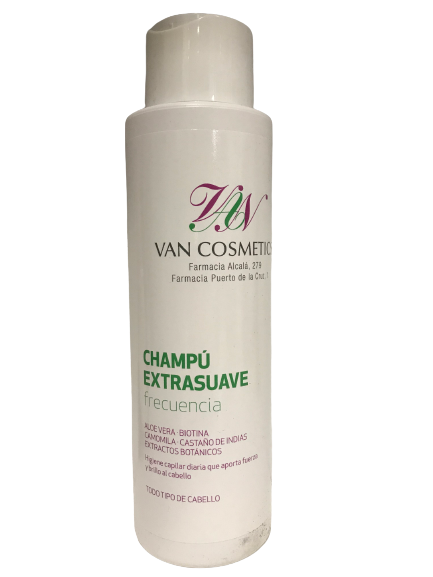 VAN COSMETICS CHAMPÚ EXTRASUAVE FRECUENCIA 500 ML