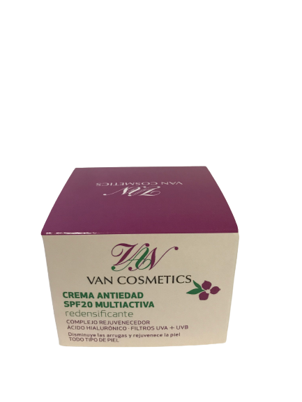 VAN COSMETICS CREMA ANTIEDAD SPF20 MULTIACTIVA REDENSIFICANTE 50 ML