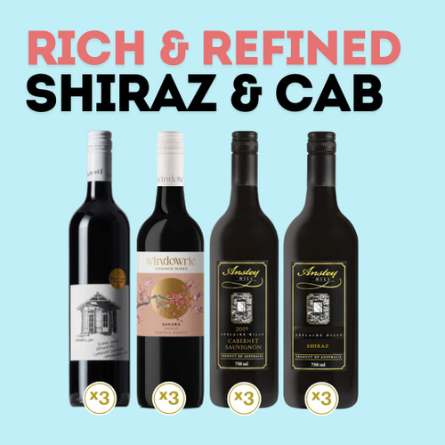 Rich & Refined Shiraz and Cabernet 12 Pack
