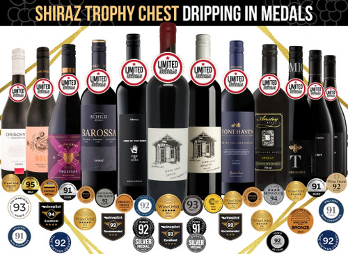 Shiraz Trophy Chest - Dripping in Medals