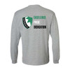 Unisex Sports Gray Cotton Long Sleeve T-shirt