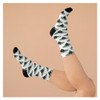 White Polyester/Nylon Stretch Socks
