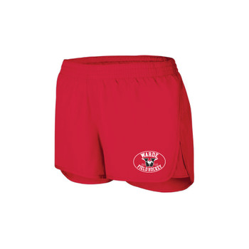 Ladies PLAYERS ONLY Red Polyester Short