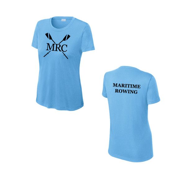 MRC Ladies Carolina Blue Wicking Tee