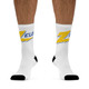 "Zeus" White Polyester/Nylon Stretch Socks