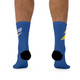 "Zeus" Royal Blue Polyester/Nylon Stretch Socks