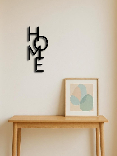 HOME Metal Letter Wall Sign