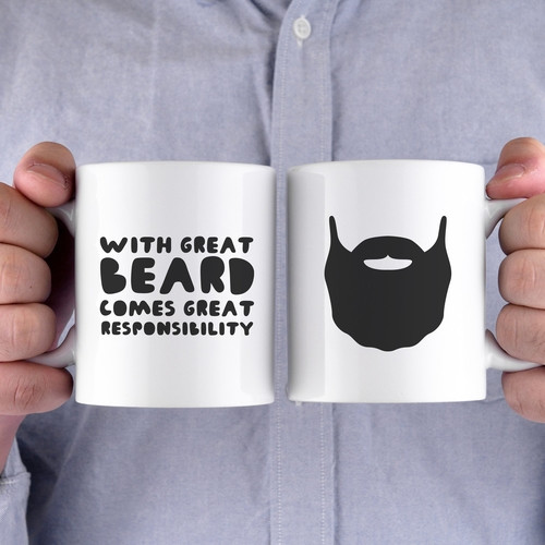 Great Beard Great Responsibility Mug