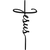 Jesus Cross - Metal Wall Art