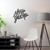 Never Give Up - Metal Wall Art