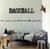 Baseball Word - Metal Wall Art