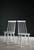 White Farmhouse Spindle Dining Chair Set Of 2 For Kitchen