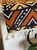 Handmade, Coffee Table Runner, Orange Bologan, Wax Print