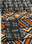 Handmade, Coffee Table Runner, Orange Bologan, Wax Print