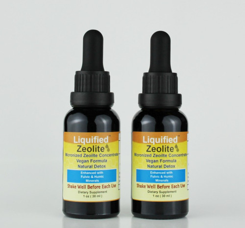 2 Bottles Liquified Zeolite Natural Zeolite Liquid Detox