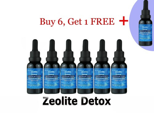 Liquified Zeolite Extra Strength 6pk + 1 FREE exp 12/25, Liquid Detox