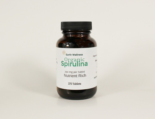 Spirulina Tablets Organic Superfood x 275 Tablets 250mg, IODINE, IMMUNE SUPPORT