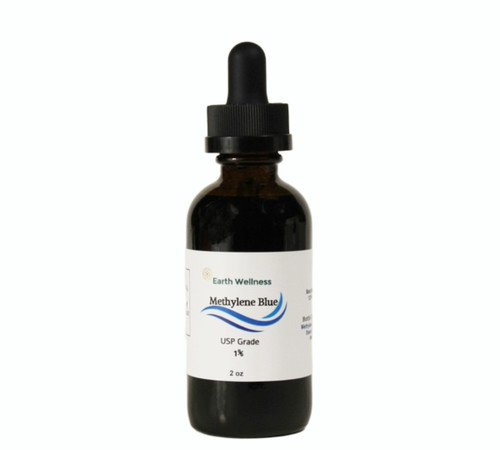 Methylene Blue Liquid 1% in Glass Bottle 2 oz exp 2027 Methylene Blue Liquid 1% in Glass Bottle 2 oz exp 2027