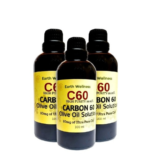 C60 Fullerene Olive Oil 3 pk
