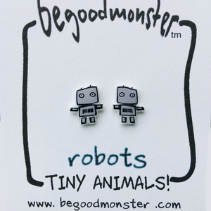 Robot Earrings - Posts Robot Earrings - Posts