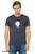 Drift t shirt minimalist astronaut floating in space stars calm graphic tee  navy.