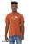 Mountain bat t shirt minimalist bat with wings shaped like mountains graphic tee heather autumn.